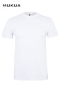 Koszulka z krótkim rękawem unisex MELBOURNE MK022WV - WHITE 100