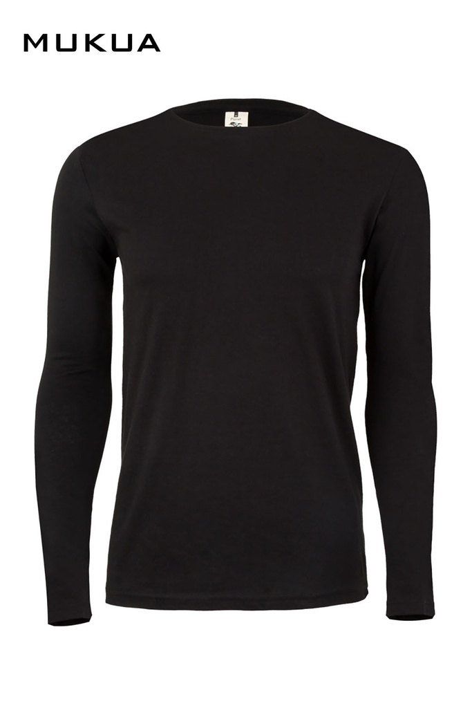 Koszulka z długim rękawem unisex PARADISE MK156CV - BLACK 200
