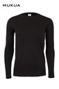 Koszulka z długim rękawem unisex PARADISE MK156CV - BLACK 200