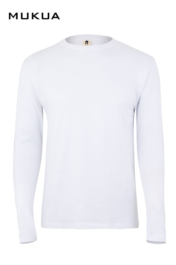 Koszulka z długim rękawem unisex PARADISE MK156WV - WHITE 100