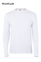 Koszulka z długim rękawem unisex PARADISE MK156WV - WHITE 100