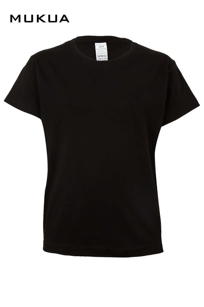 Koszulka z krótkim rękawem dla dzieci MELBOURNE KIDS MK175CV - BLACK 200