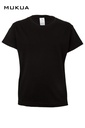 Koszulka z krótkim rękawem dla dzieci MELBOURNE KIDS MK175CV - BLACK 200