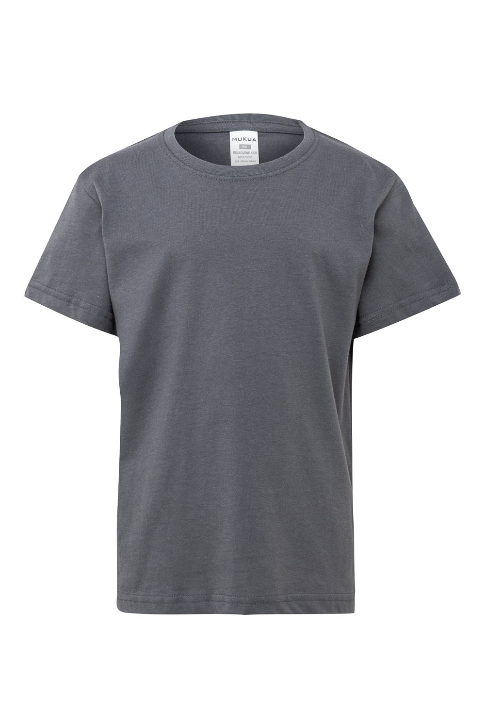 Koszulka z krótkim rękawem dla dzieci MELBOURNE KIDS MK175CV - DARK GREY 201