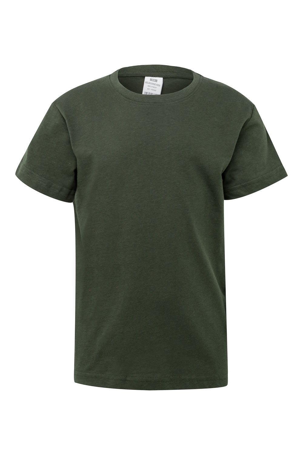 Koszulka z krótkim rękawem dla dzieci MELBOURNE KIDS MK175CV - KHAKI GREEN 601