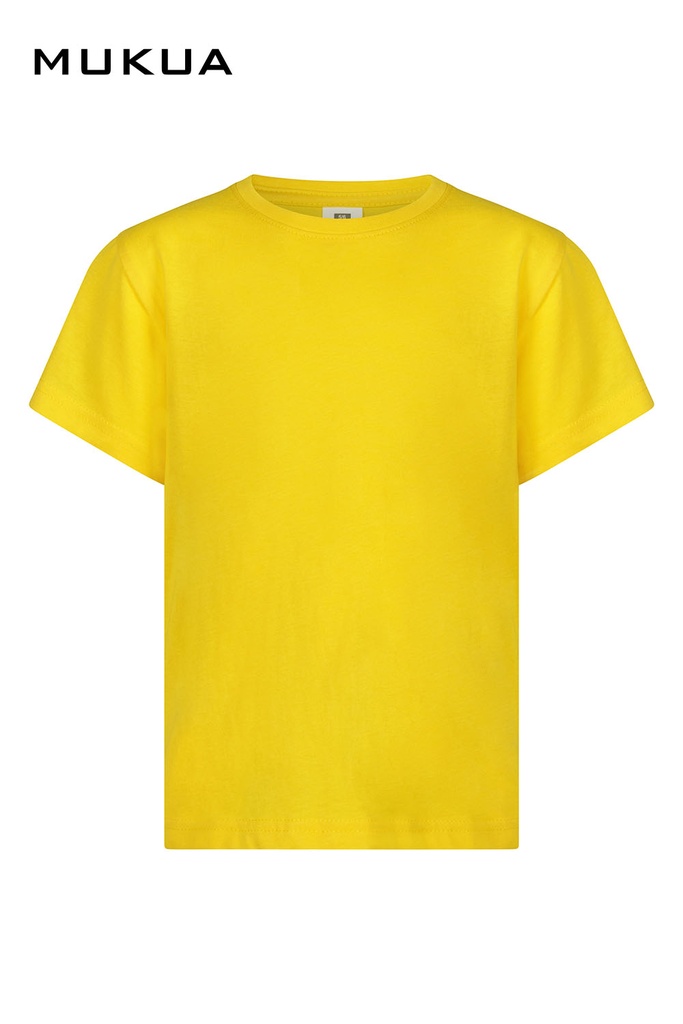 Koszulka z krótkim rękawem dla dzieci MELBOURNE KIDS MK175CV - YELLOW 300