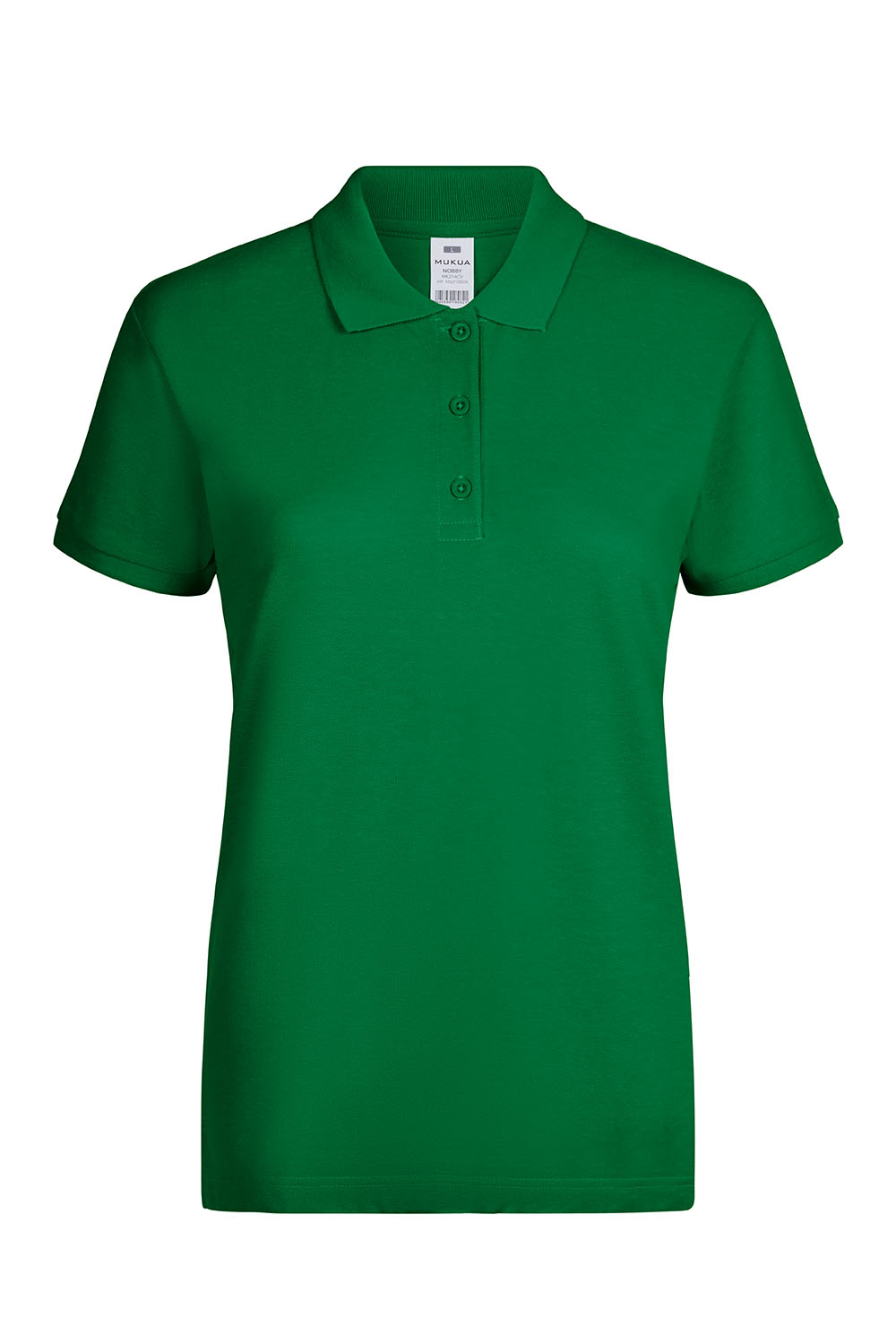 Koszulka polo z krótkim rękawem damska NOBBY MK214CV - KELLY GREEN 600
