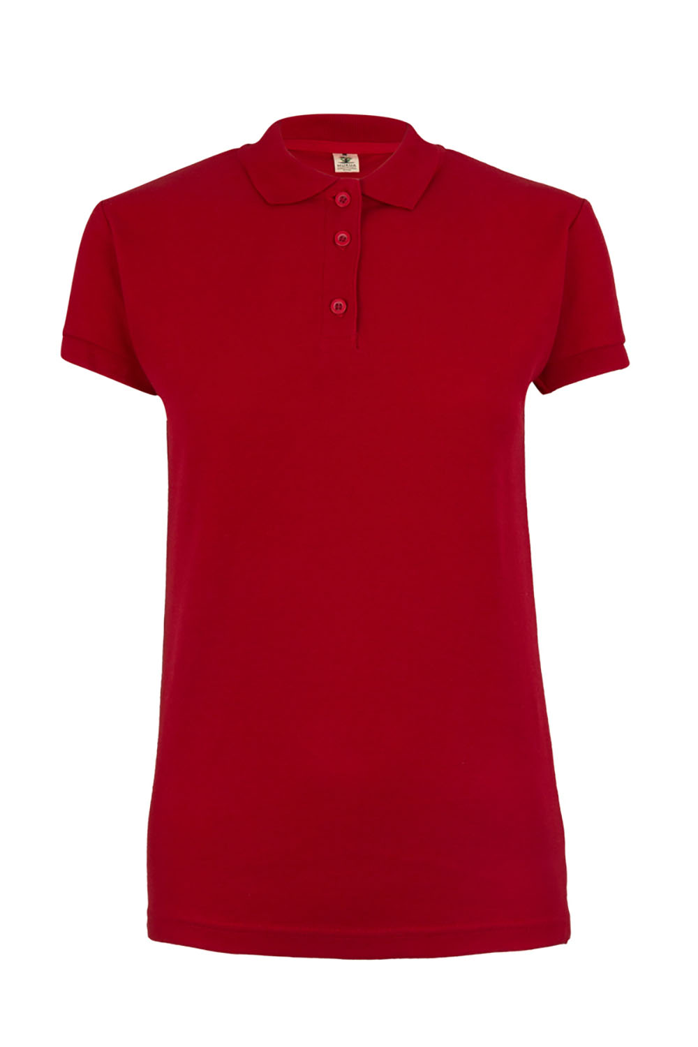 Koszulka polo z krótkim rękawem damska NOBBY MK214CV - RED 400