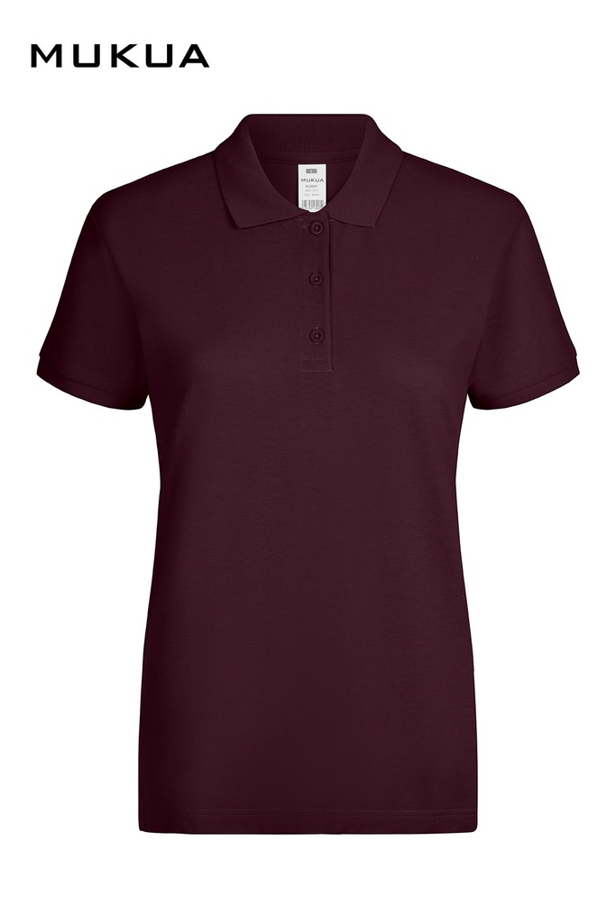 Koszulka polo z krótkim rękawem damska NOBBY MK214CV - WINE 403