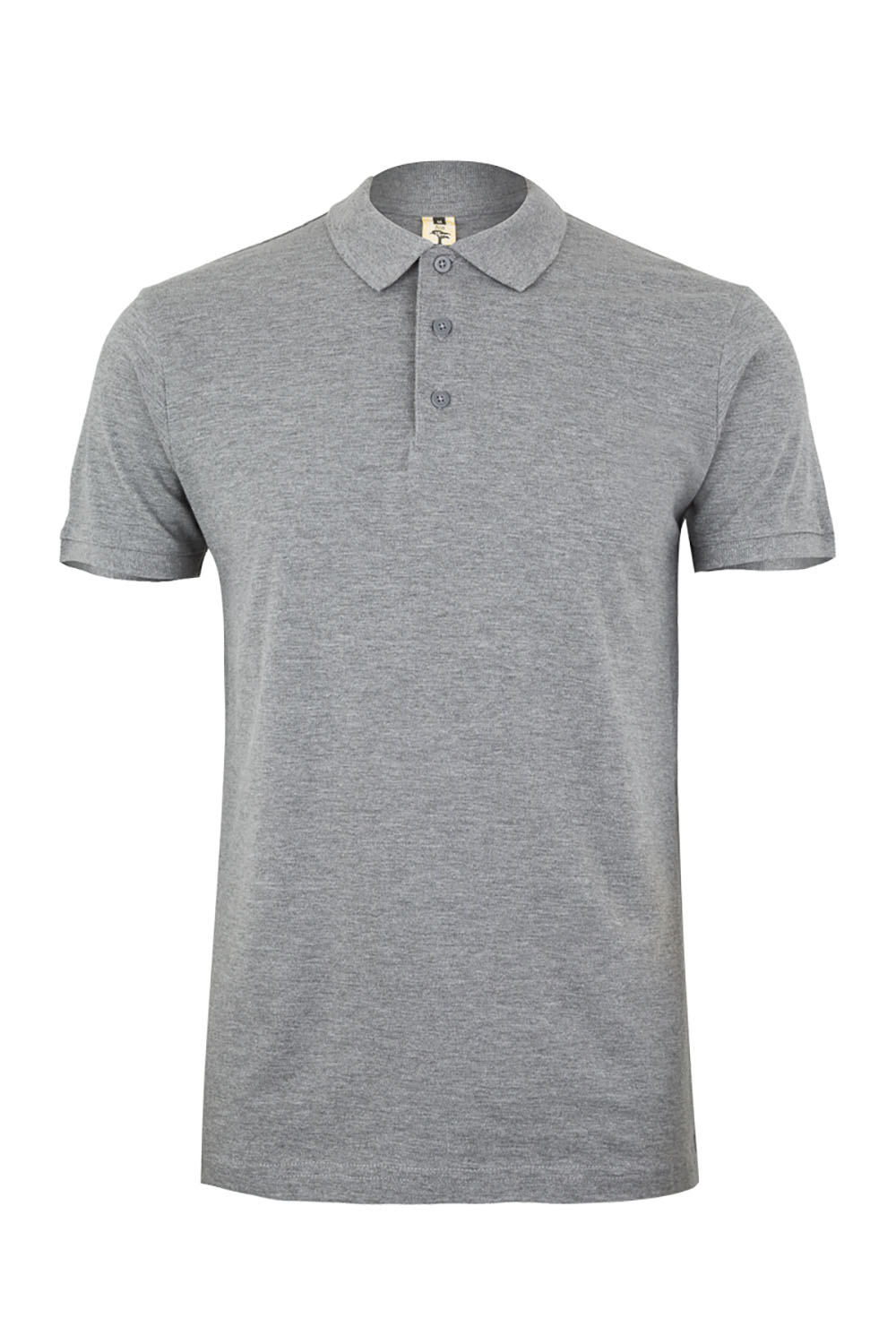 Koszulka polo z krótkim rękawem unisex GIBSON MK215CV - HEATHER GREY 202