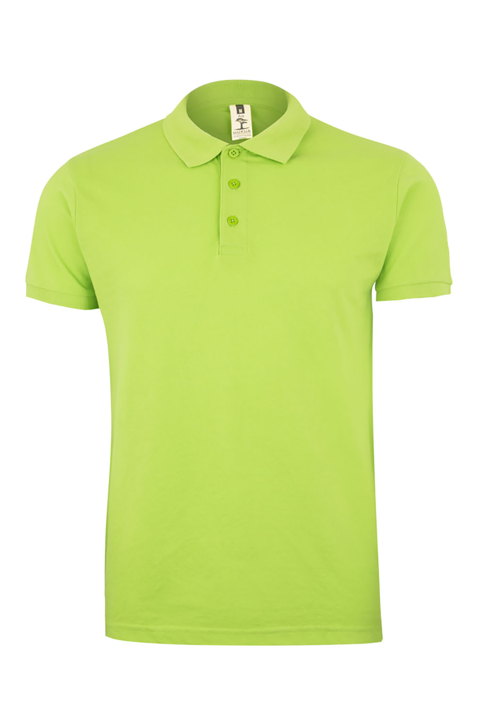 Koszulka polo z krótkim rękawem unisex GIBSON MK215CV - LIME 604