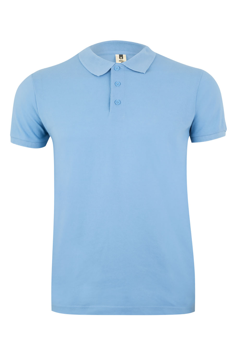Koszulka polo z krótkim rękawem unisex GIBSON MK215CV - SKY BLUE 501