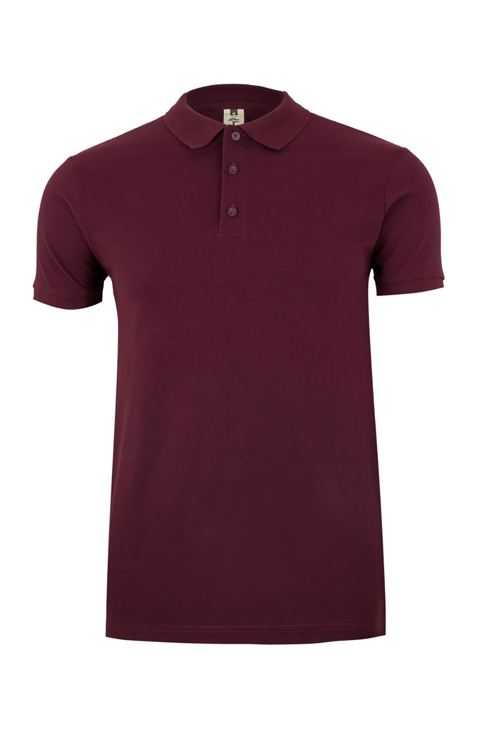 Koszulka polo z krótkim rękawem unisex GIBSON MK215CV - WINE 403