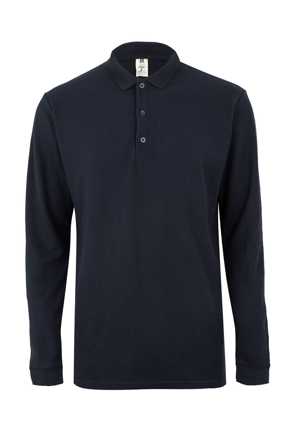 Koszulka polo z długim rękawem unisex CLIFTON MK242CV - NAVY 500