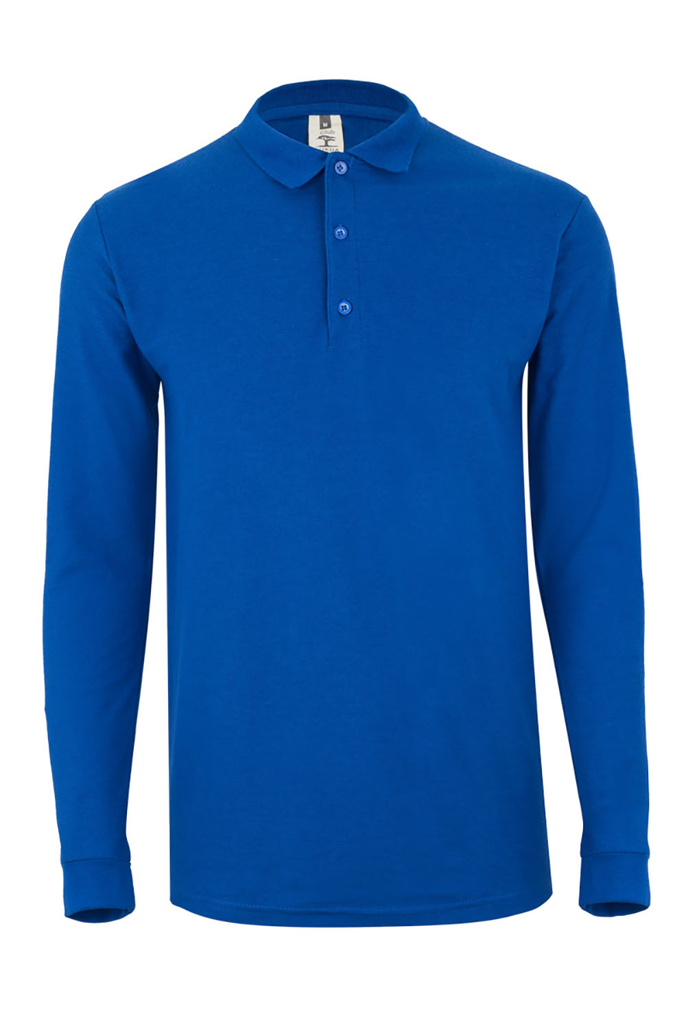 Koszulka polo z długim rękawem unisex CLIFTON MK242CV - ROYAL BLUE 502