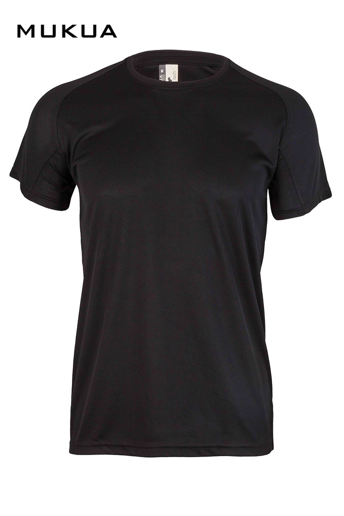 Koszulka z krótkim rękawem unisex TECH MK520V - BLACK 200