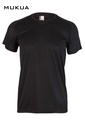 Koszulka z krótkim rękawem unisex TECH MK520V - BLACK 200
