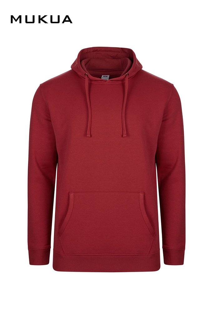 Bluza z kapturem unisex SIDNEY MK605V - CRIMSON 415