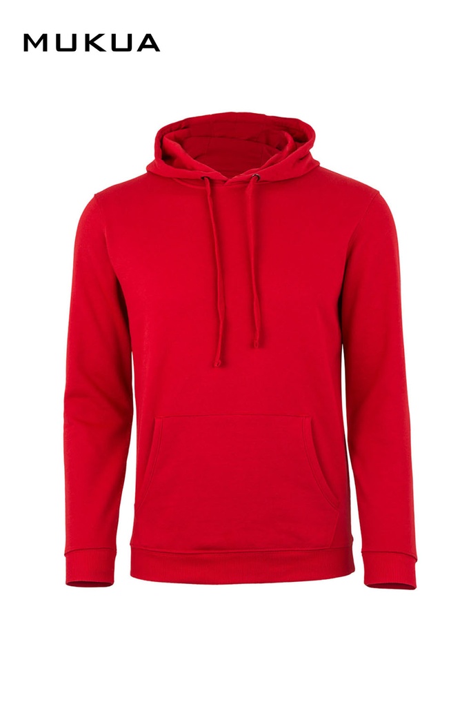 Bluza z kapturem unisex SIDNEY MK605V - RED 400