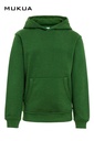Bluza z kapturem dla dzieci SIDNEY KIDS MK606V - BOTTLE GREEN 602