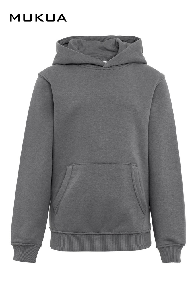 Bluza z kapturem dla dzieci SIDNEY KIDS MK606V - DARK GREY 201