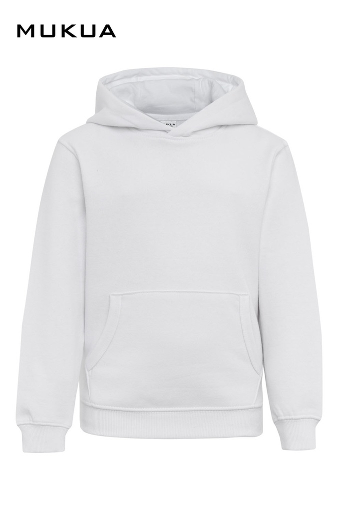 Bluza z kapturem dla dzieci SIDNEY KIDS MK606V - WHITE 100