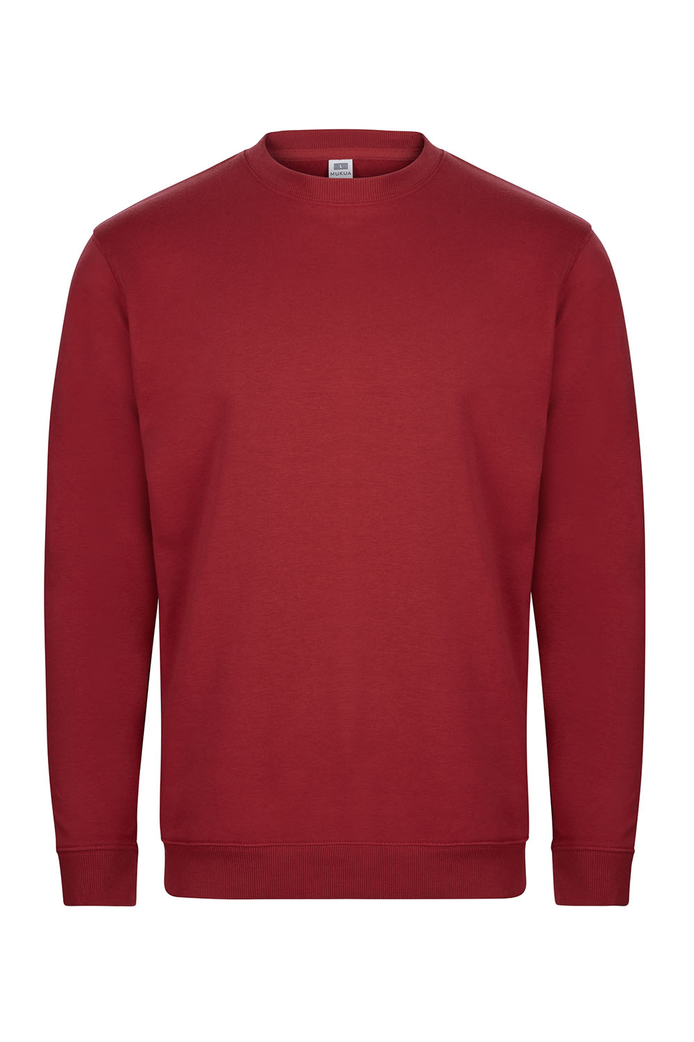 Bluza z okrągłym dekoltem unisex AVALON MK620V - CRIMSON 415