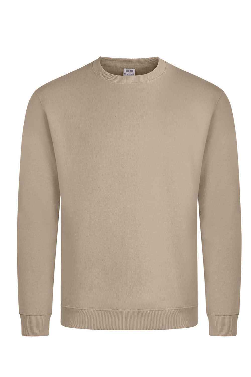 Bluza z okrągłym dekoltem unisex AVALON MK620V - LATTE 110