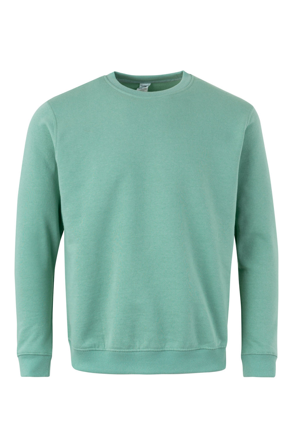 Bluza z okrągłym dekoltem unisex AVALON MK620V - SAGE 613