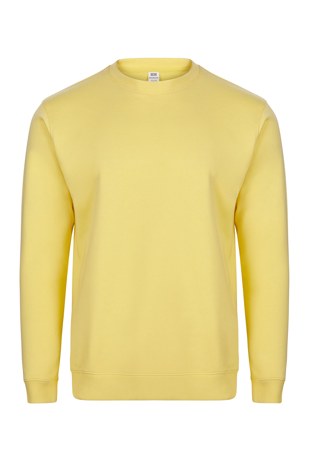 Bluza z okrągłym dekoltem unisex AVALON MK620V - SUMMER YELLOW 311