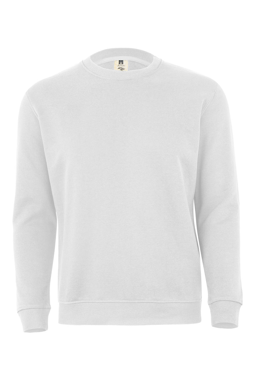 Bluza z okrągłym dekoltem unisex AVALON MK620V - WHITE 100