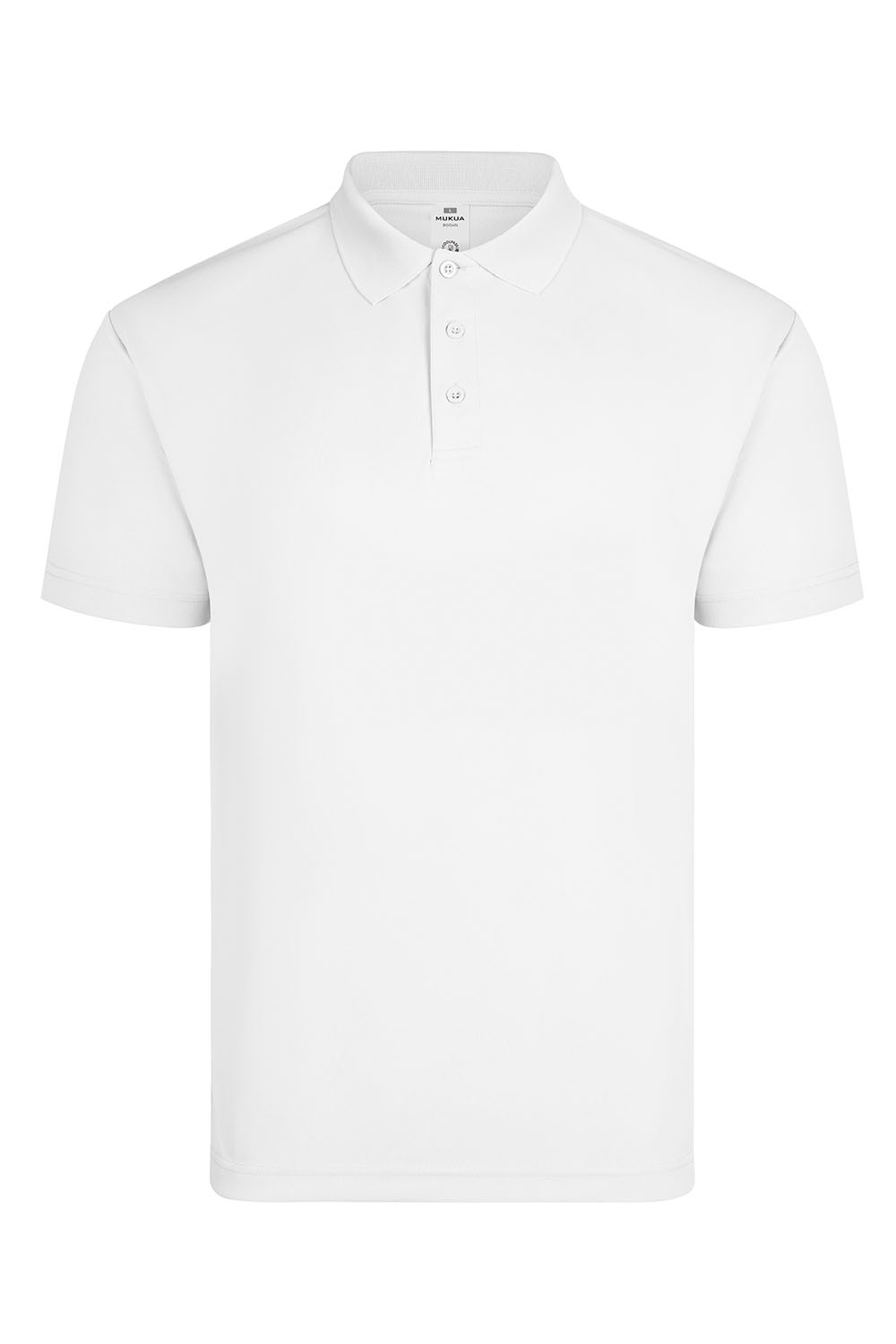 Koszulka polo z krótkim rękawem unisex BOGAN PS160U - WHITE 100