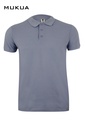 Koszulka polo z krótkim rękawem unisex MACKAY PS2001U - BLUE FOG 509