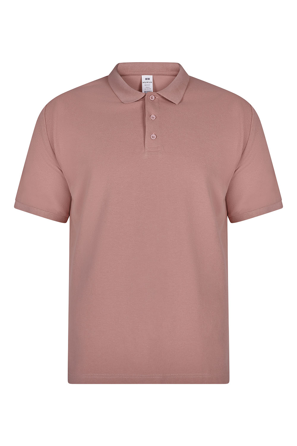 Koszulka polo z krótkim rękawem unisex MACKAY PS2001U - PALE ROSE 410