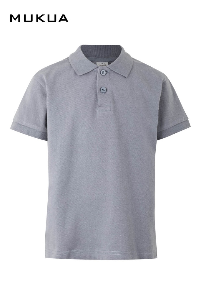 Koszulka polo z krótkim rękawem dla dzieci MACKAY KIDS PS200KC - BLUE FOG 509