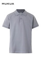 Koszulka polo z krótkim rękawem dla dzieci MACKAY KIDS PS200KC - BLUE FOG 509
