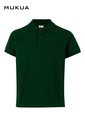 Koszulka polo z krótkim rękawem dla dzieci MACKAY KIDS PS200KC - BOTTLE GREEN 602