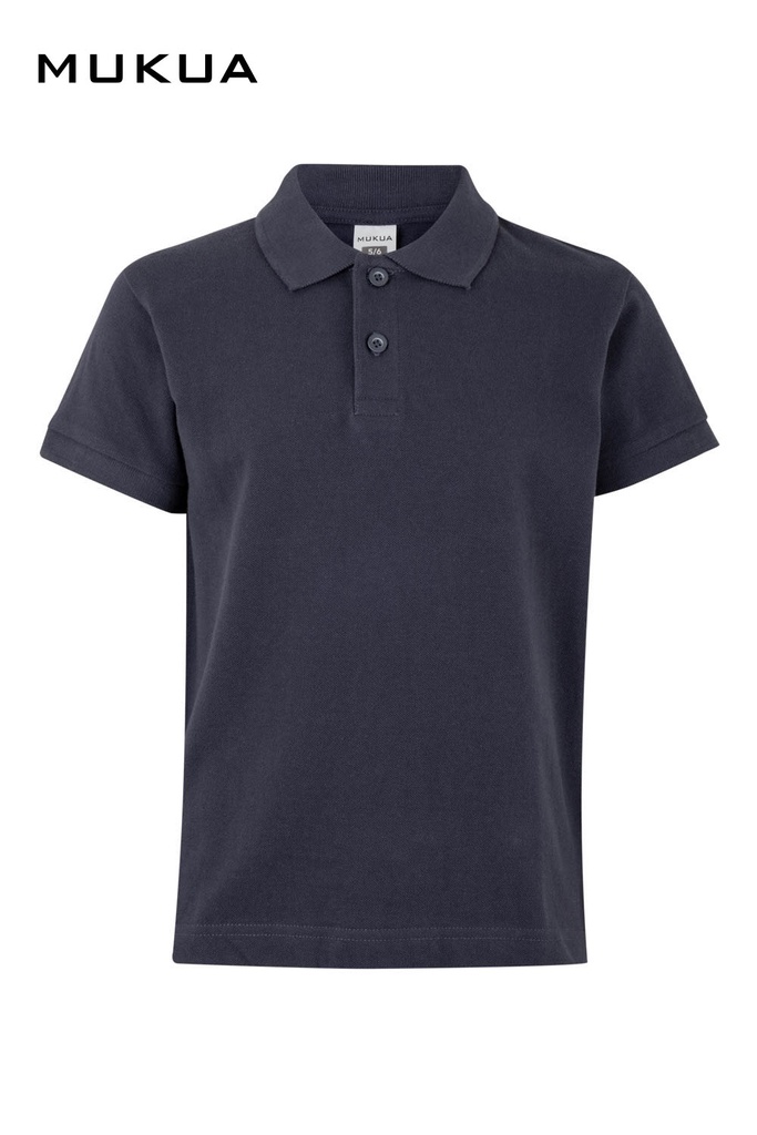 Koszulka polo z krótkim rękawem dla dzieci MACKAY KIDS PS200KC - DENIM BLUE 510
