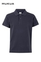Koszulka polo z krótkim rękawem dla dzieci MACKAY KIDS PS200KC - DENIM BLUE 510