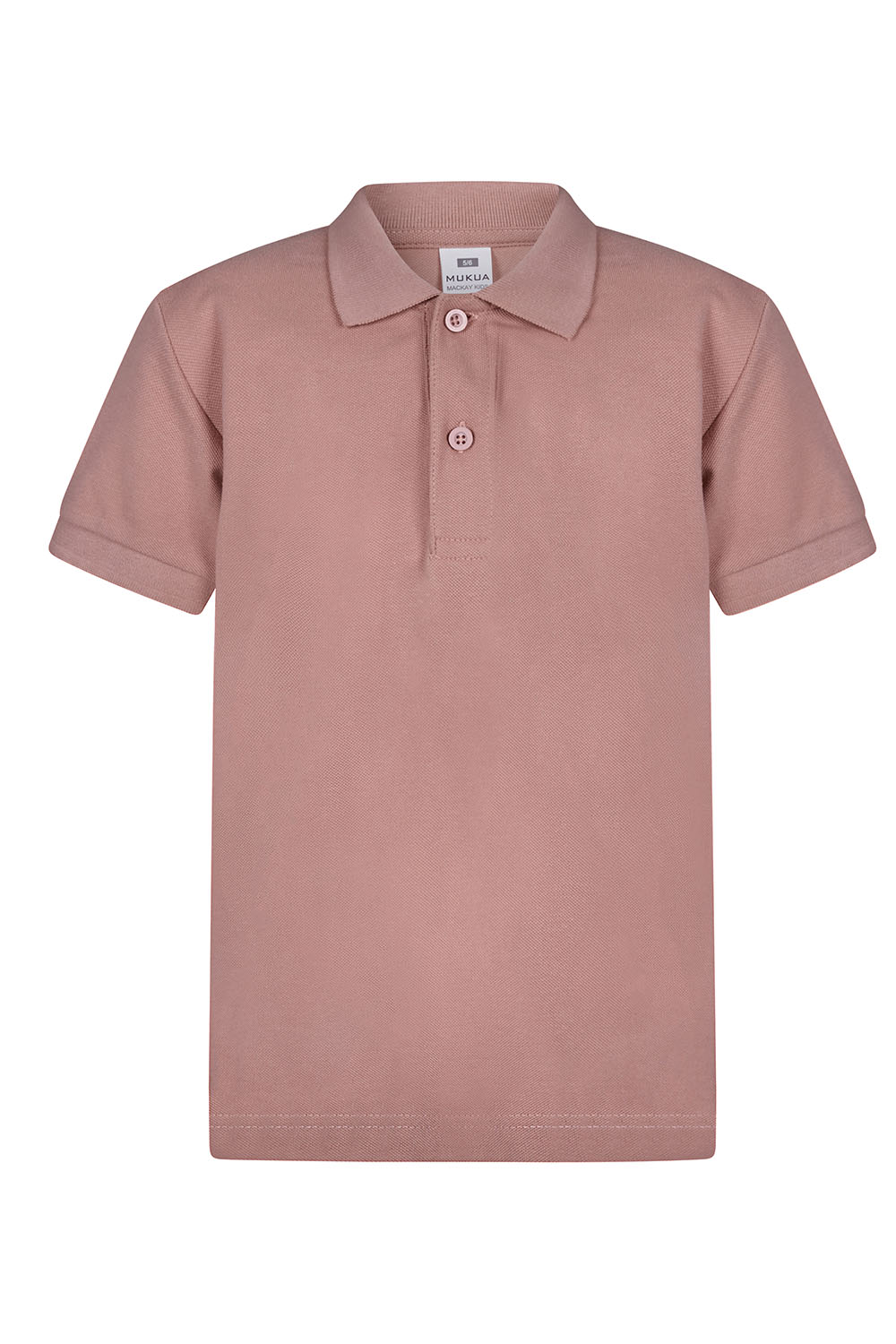 Koszulka polo z krótkim rękawem dla dzieci MACKAY KIDS PS200KC - PALE ROSE 410