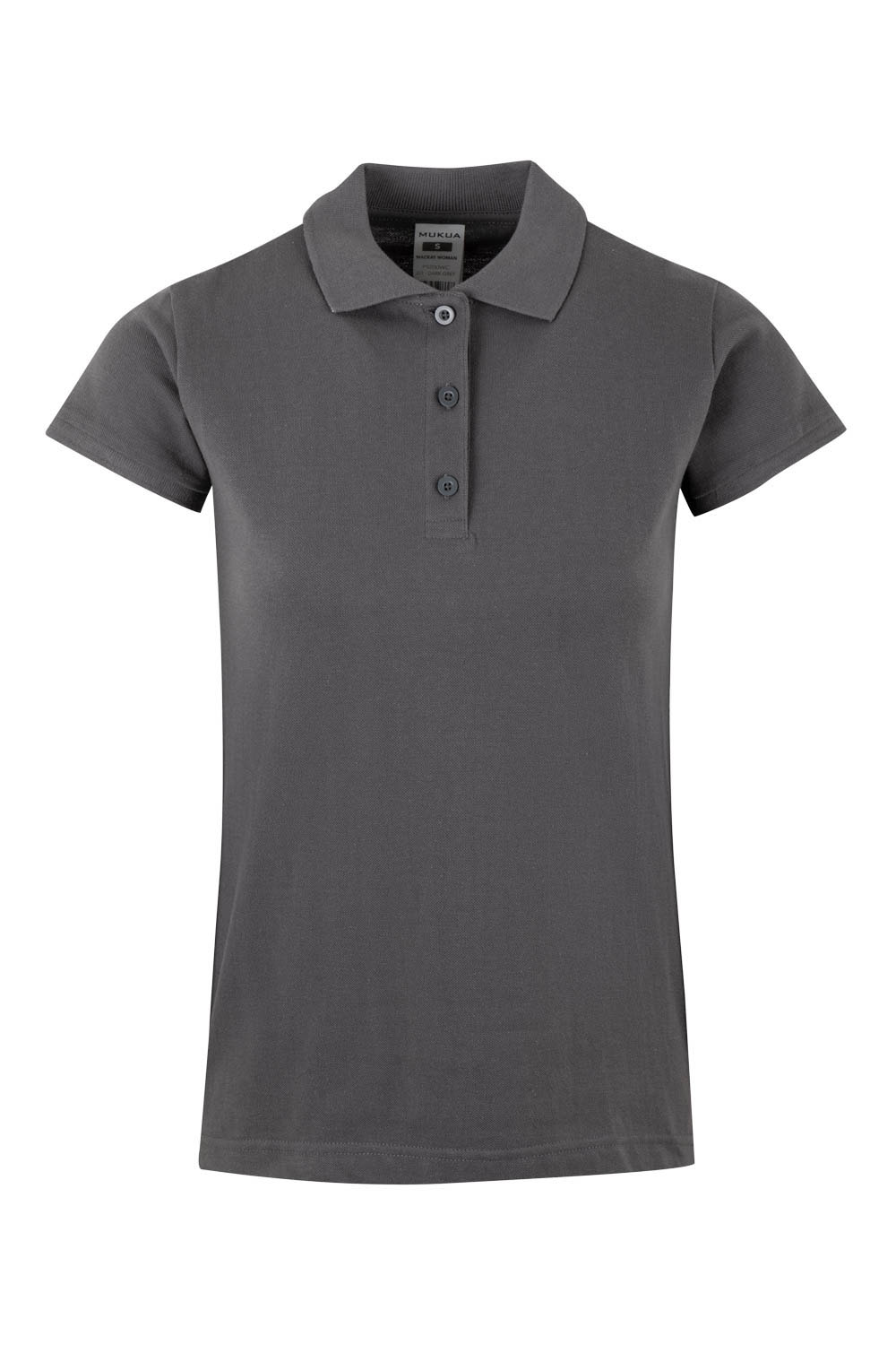 Koszulka polo z krótkim rękawem damska MACKAY WOMAN PS200WC - DARK GREY 201