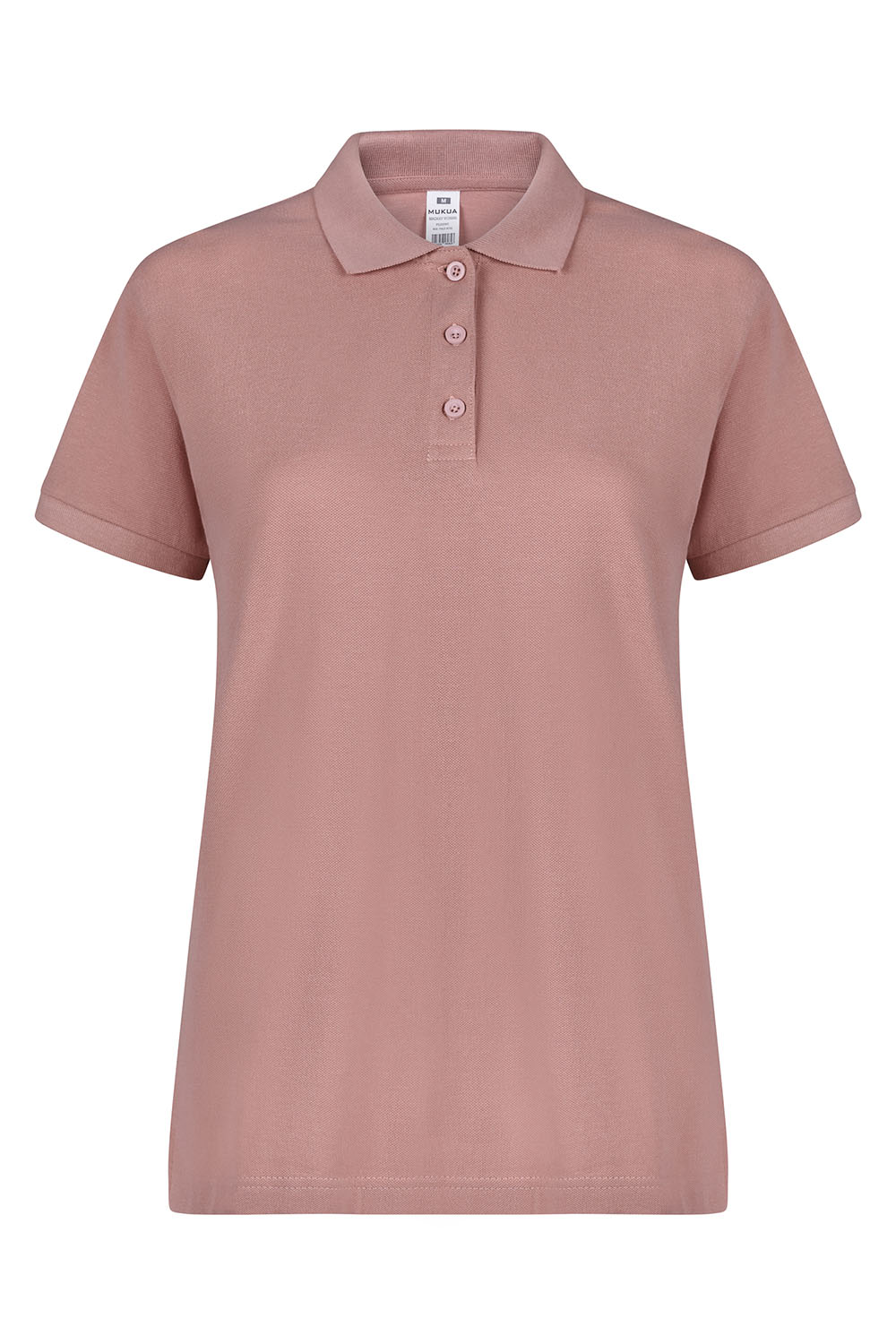 Koszulka polo z krótkim rękawem damska MACKAY WOMAN PS200WC - PALE ROSE 410