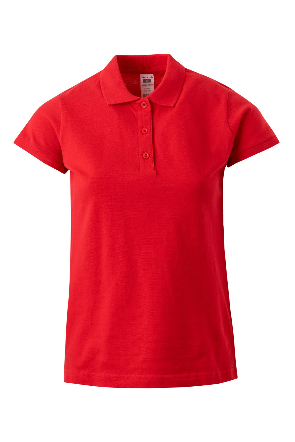 Koszulka polo z krótkim rękawem damska MACKAY WOMAN PS200WC - RED 400