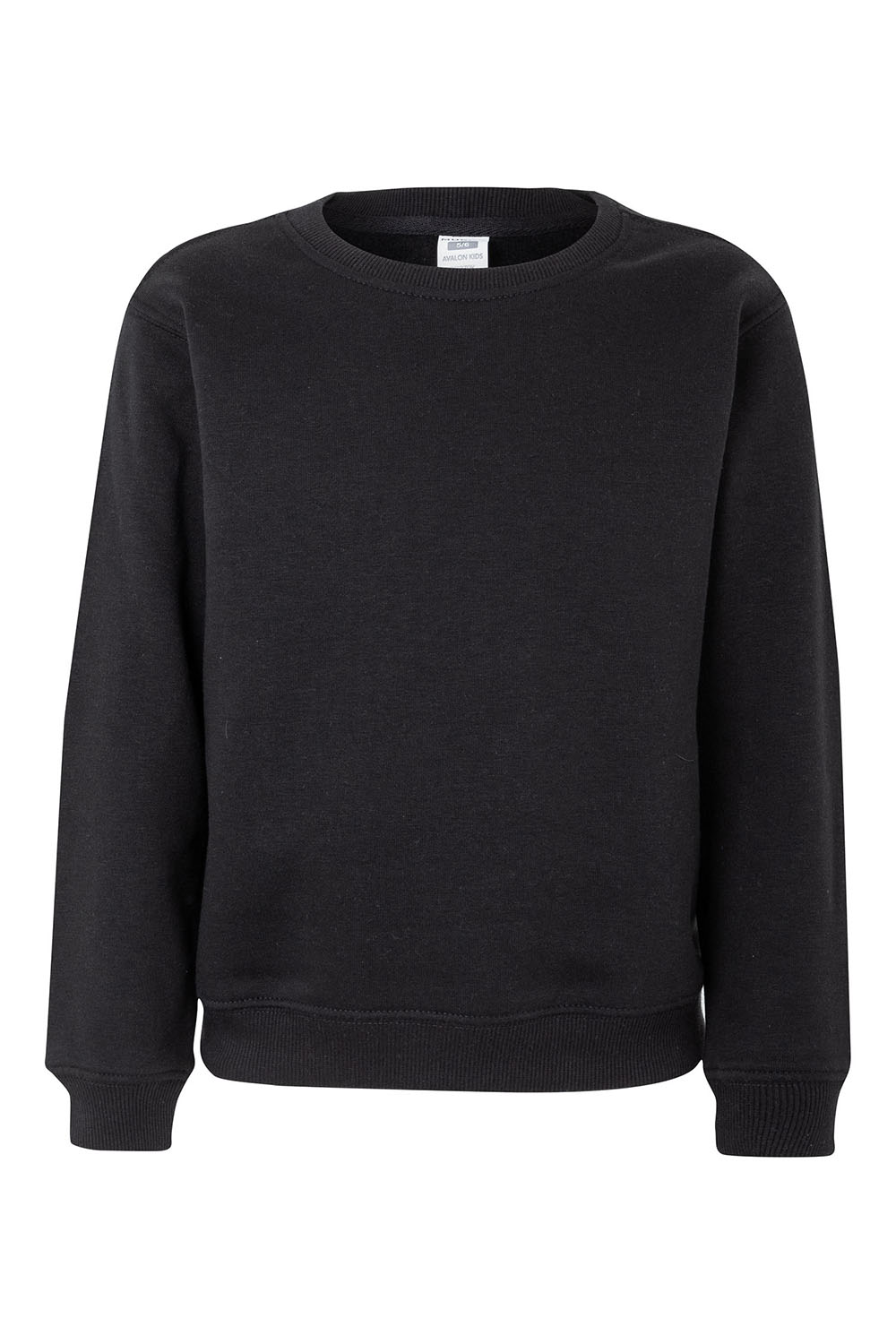 Bluza z okrągłym dekoltem dla dzieci AVALON KIDS SC270K - BLACK 200