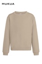 Bluza z okrągłym dekoltem dla dzieci AVALON KIDS SC270K - LATTE 110