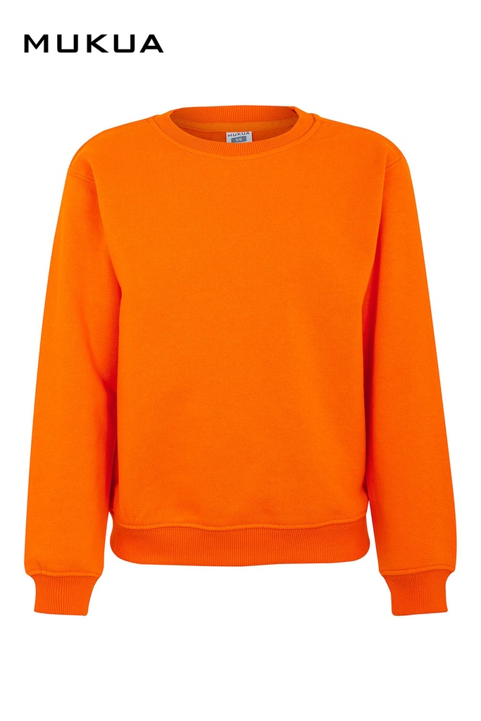 Bluza z okrągłym dekoltem dla dzieci AVALON KIDS SC270K - ORANGE 301
