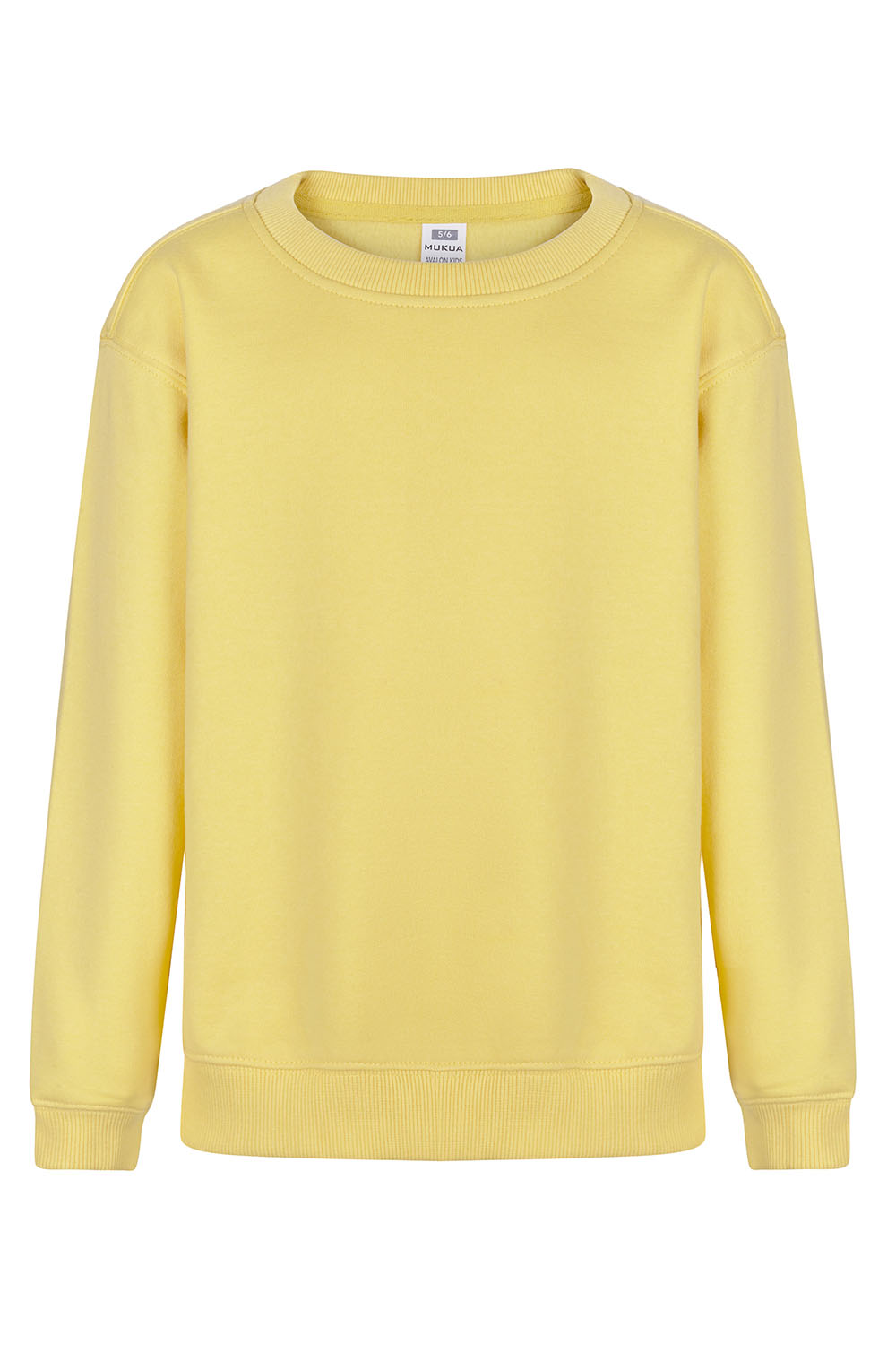 Bluza z okrągłym dekoltem dla dzieci AVALON KIDS SC270K - SUMMER YELLOW 311
