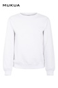 Bluza z okrągłym dekoltem dla dzieci AVALON KIDS SC270K - WHITE 100
