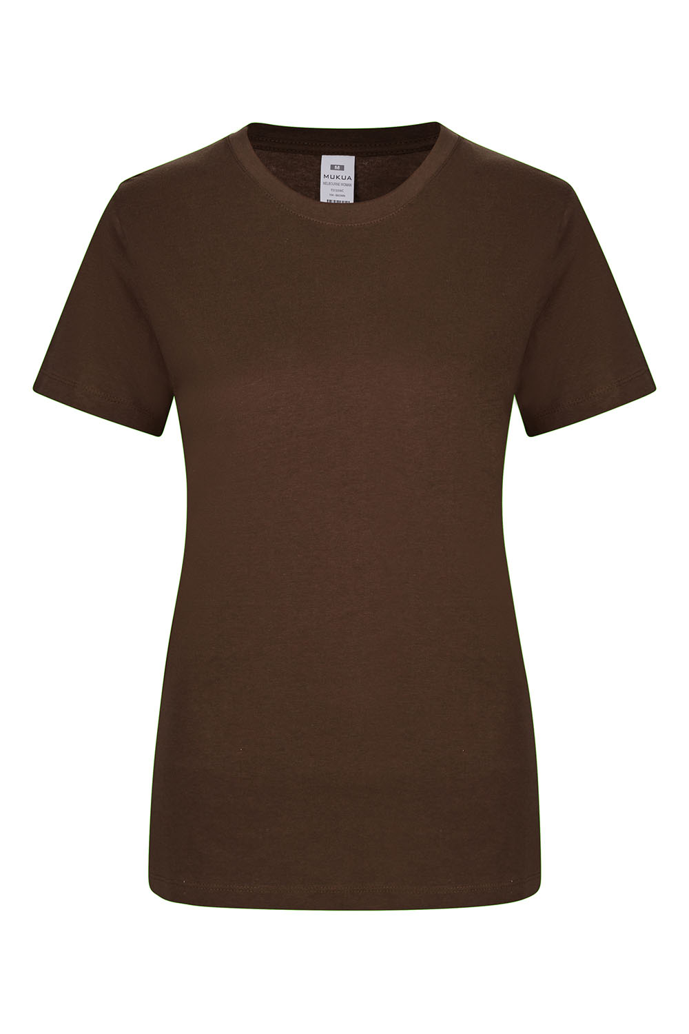 Koszulka z krótkim rękawem damska MELBOURNE WOMAN TS155WC - BROWN 104