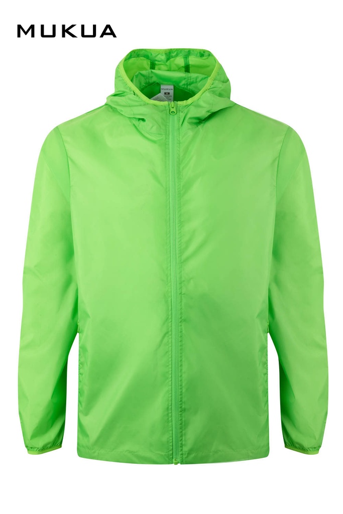 Kurtka przeciwwiatrowa unisex STOCKTON WZ60U - FLUOR LIME 610